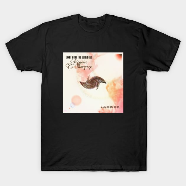 Dance of the Two Butterflies Reprise Album Cover Art Minimalist Square Designs Marako + Marcus The Anjo Project Band T-Shirt by Anjo